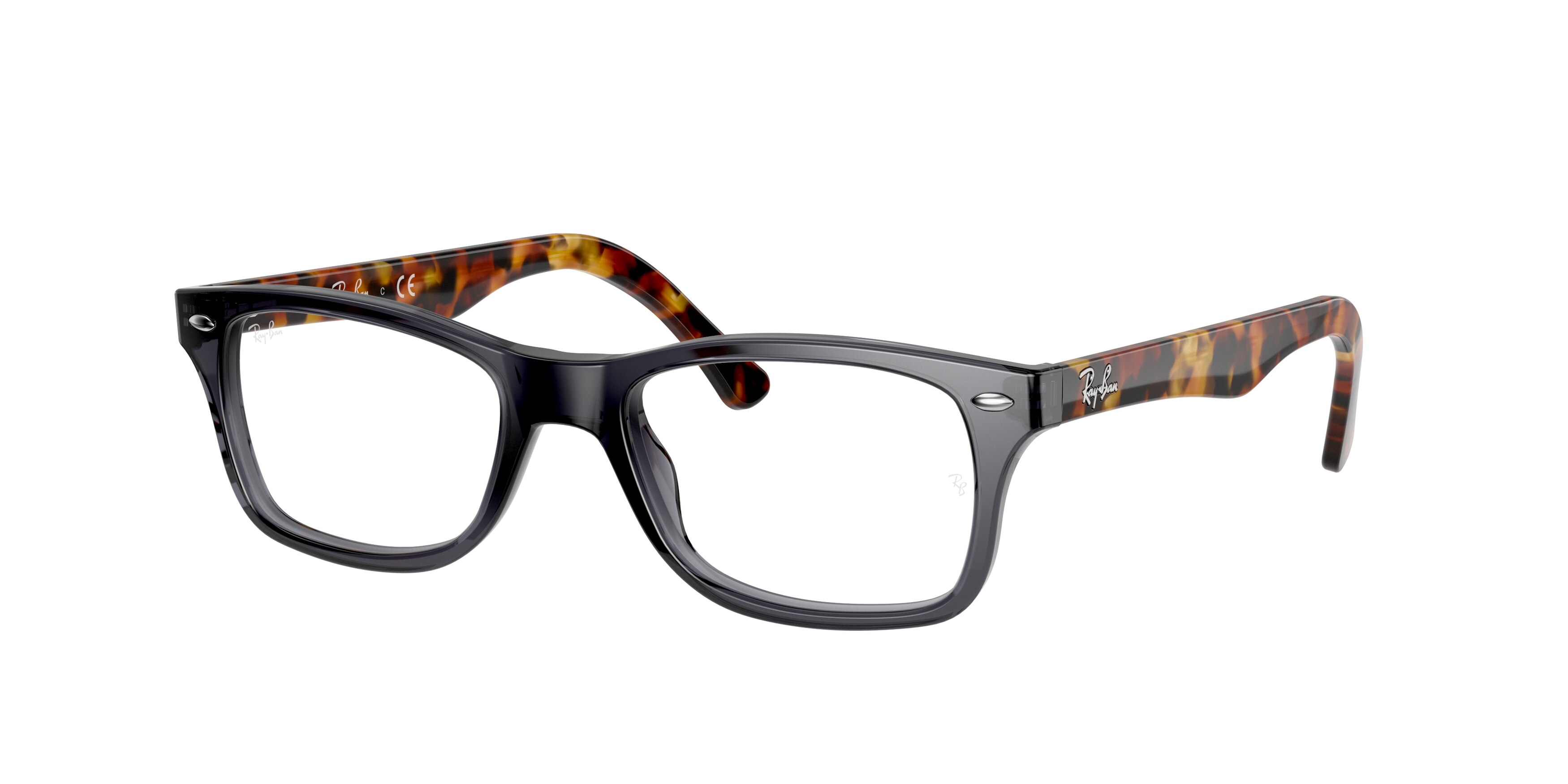 Ray-Ban RX5228 Highstreet 5629 Men's Eyeglasses Clear Size 53 (Frame Only) - Blue Light Block Available